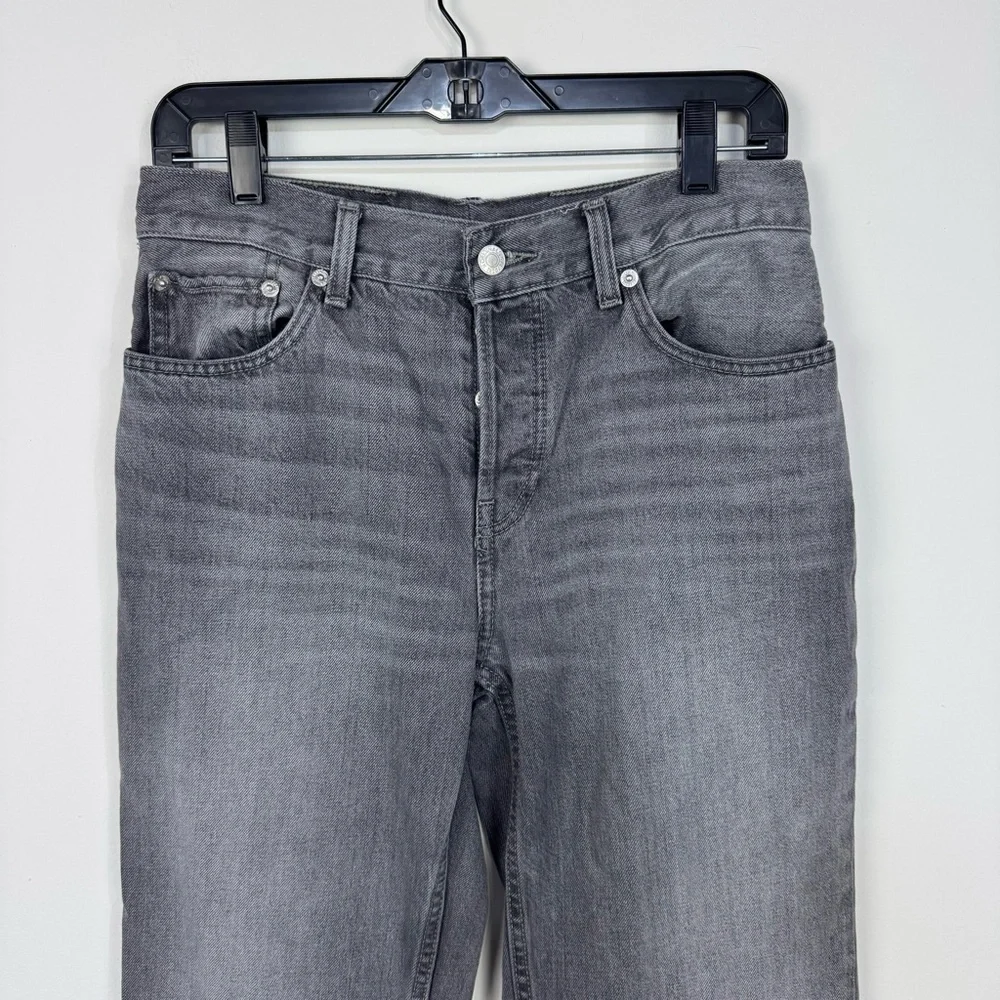 Levi's Re/Done Gray Easy Straight Button Fly Denim Jeans